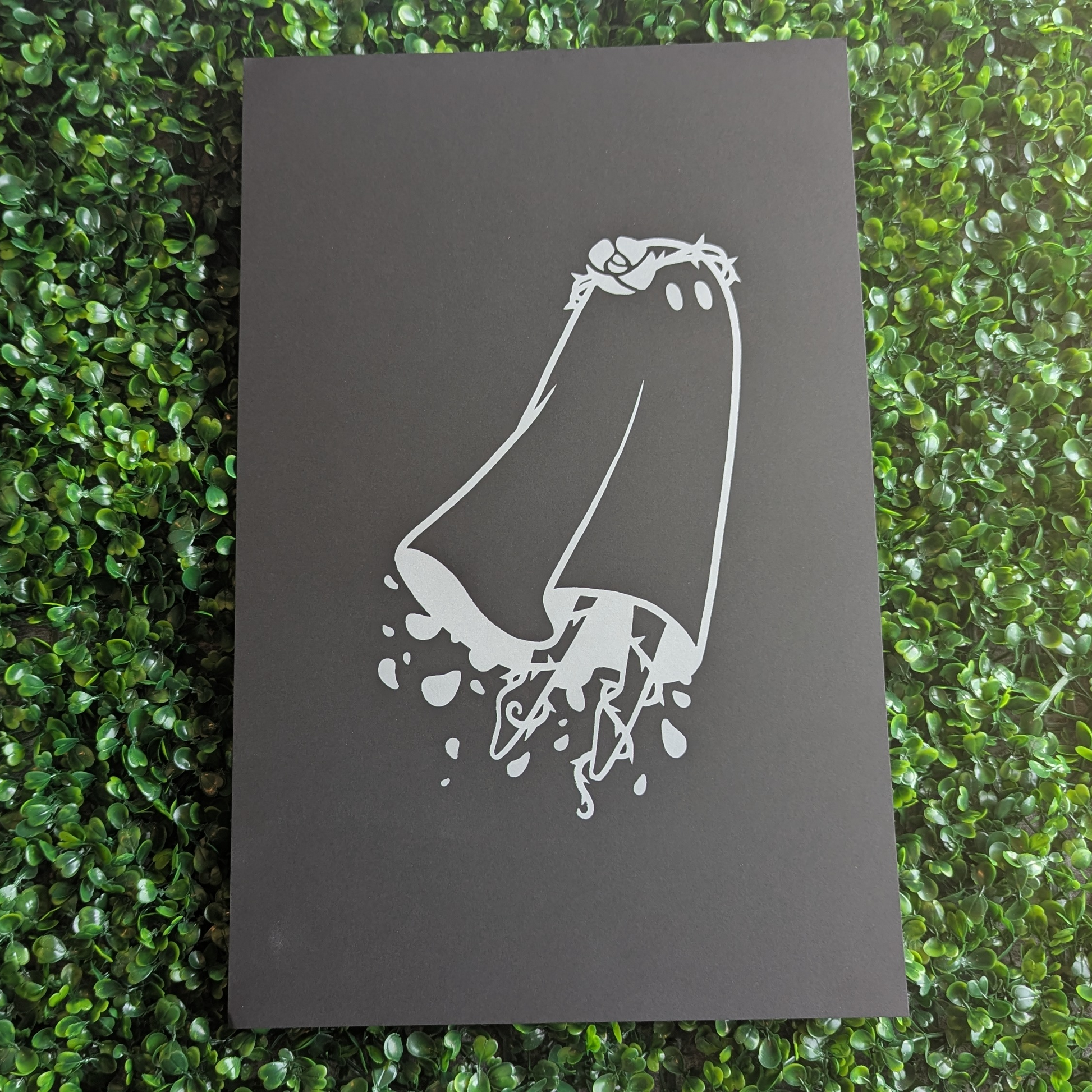 Wallflower Ghost | 11" x 17" Poster